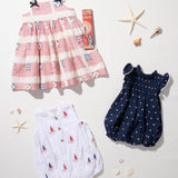 Baby Girls Jaipur Bubble - Navy Dot