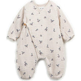 Gauze Kimono Jumpsuit