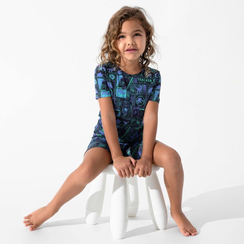 Jurassic Park: Tracker Bamboo Kids Pajama Short Set