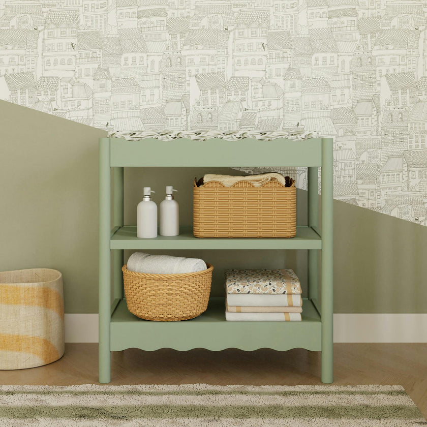 Swell Changing Table in Light Sage