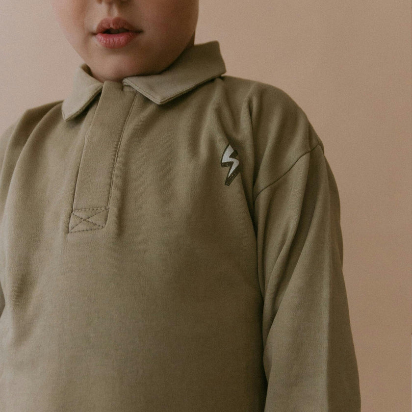 Organic Long Sleeve Polo