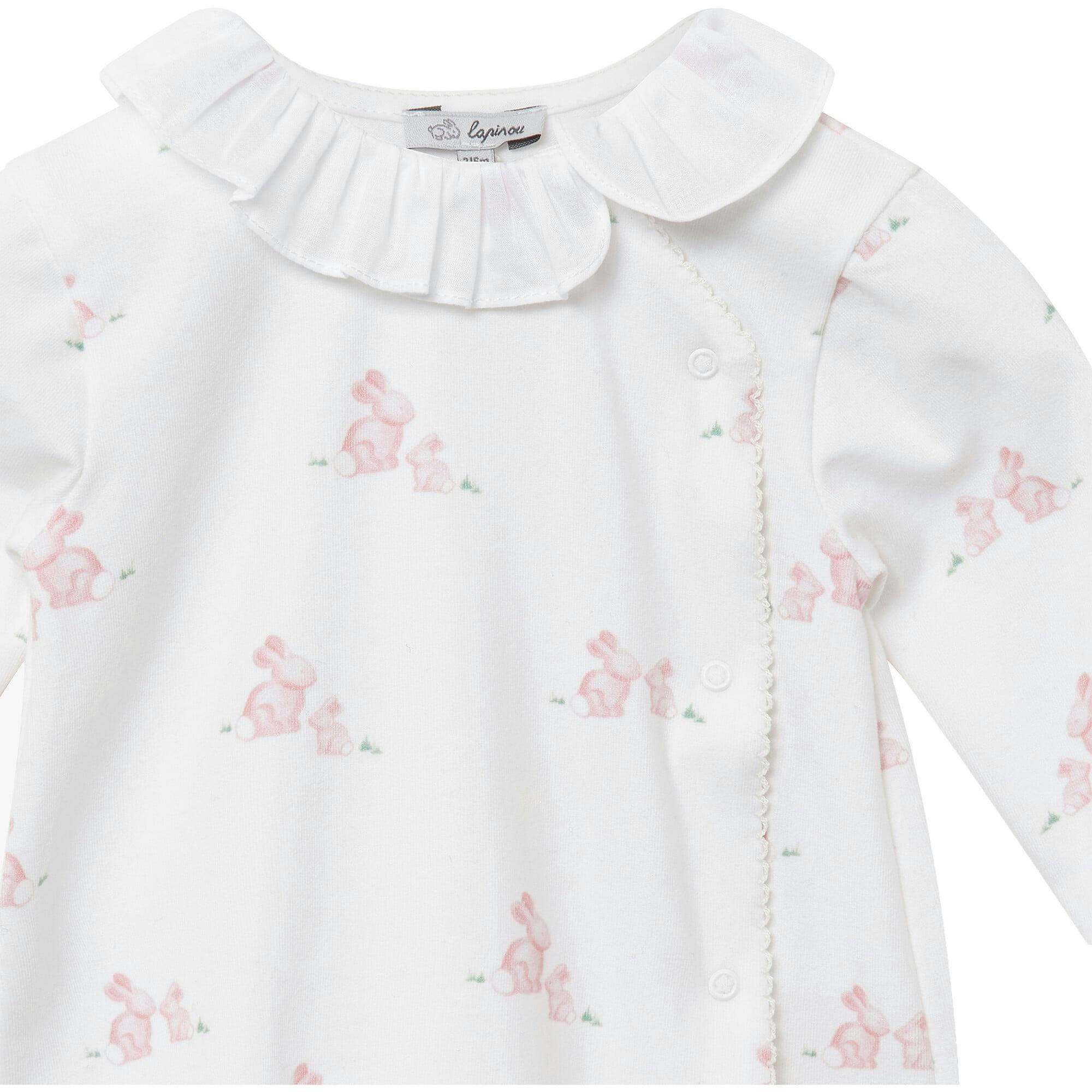 Baby Bunny Onesie in Pale Blue