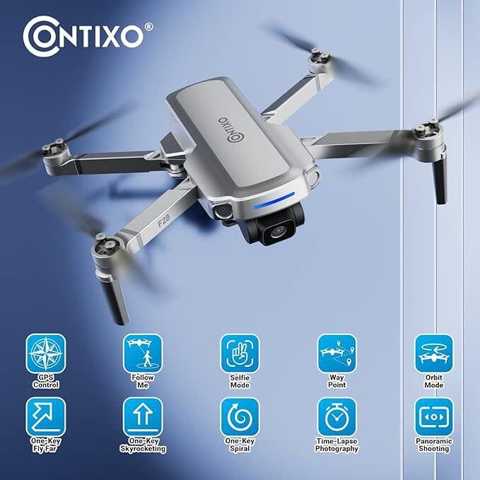 Contixo F28 GPS Foldable Drone  2K Camera