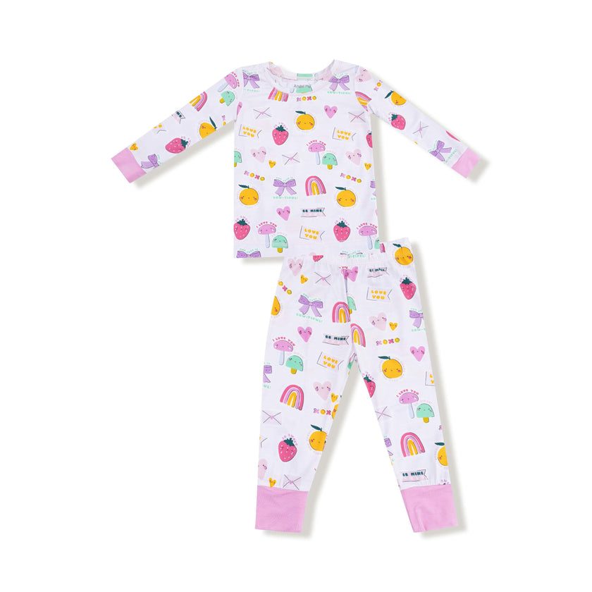 My Funny Valentine - Pink - Long Sleeve Loungewear Set