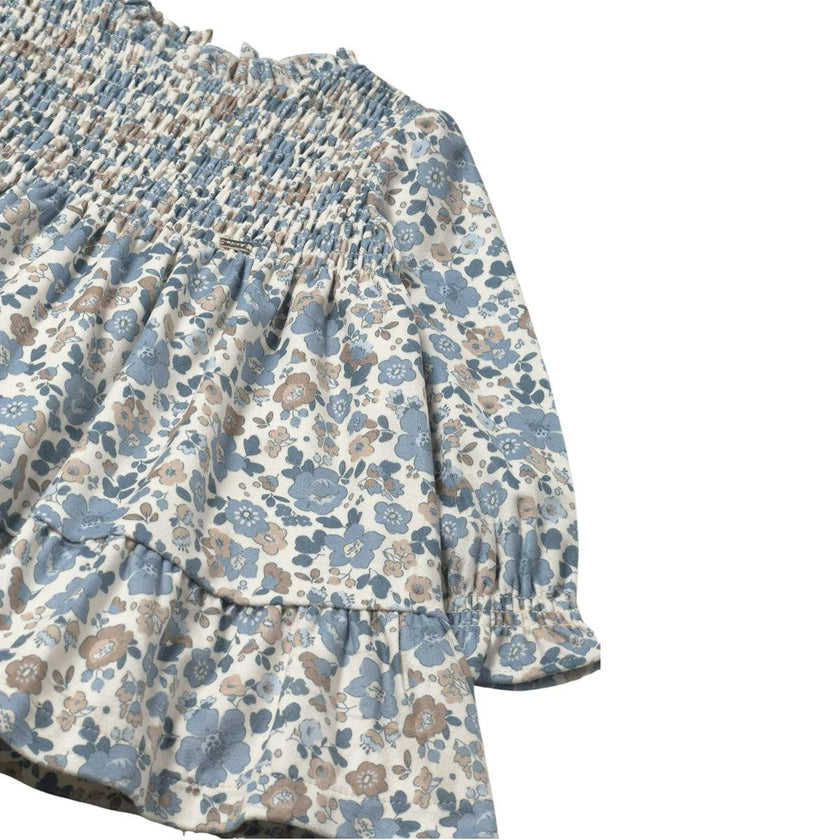 Baby Ruffled Velvet Dress
