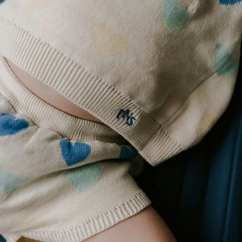 Pinpilin Baby Jumper Multicolor Hearts