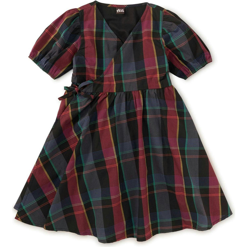 Tie Wrap Neck Dress, Multi