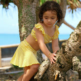 Sunshine Stripe Swim Skirt