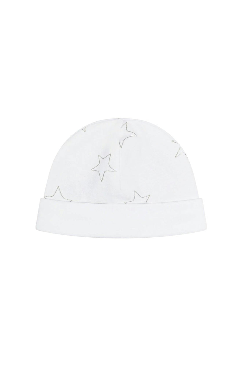 Grey Stars Print Hat