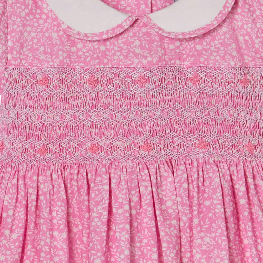 Hand-Smocked Girls Dress - Esme