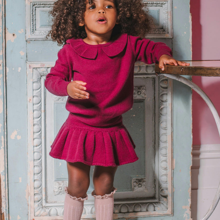 Peter Pan Collared Jumper | 100% cashmere