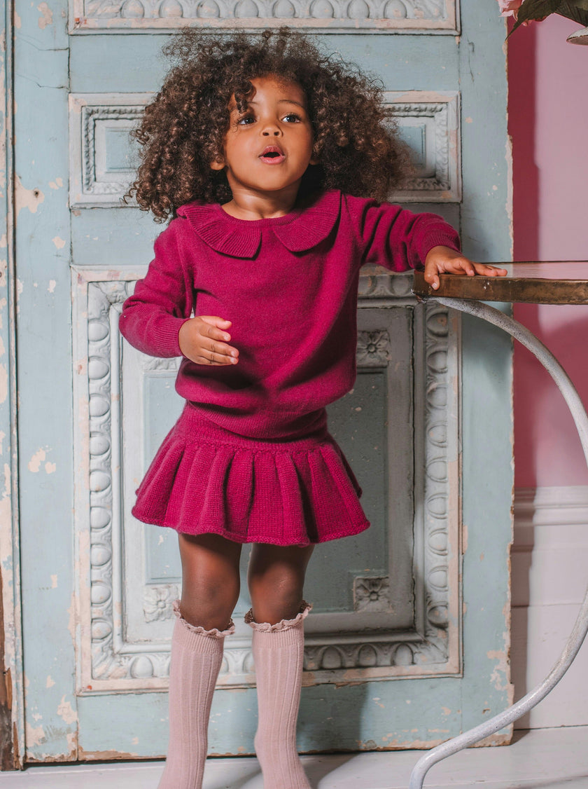 Peter Pan Collared Jumper | 100% cashmere
