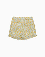 Rosie Floral Shorts in Yellow Rose Floral