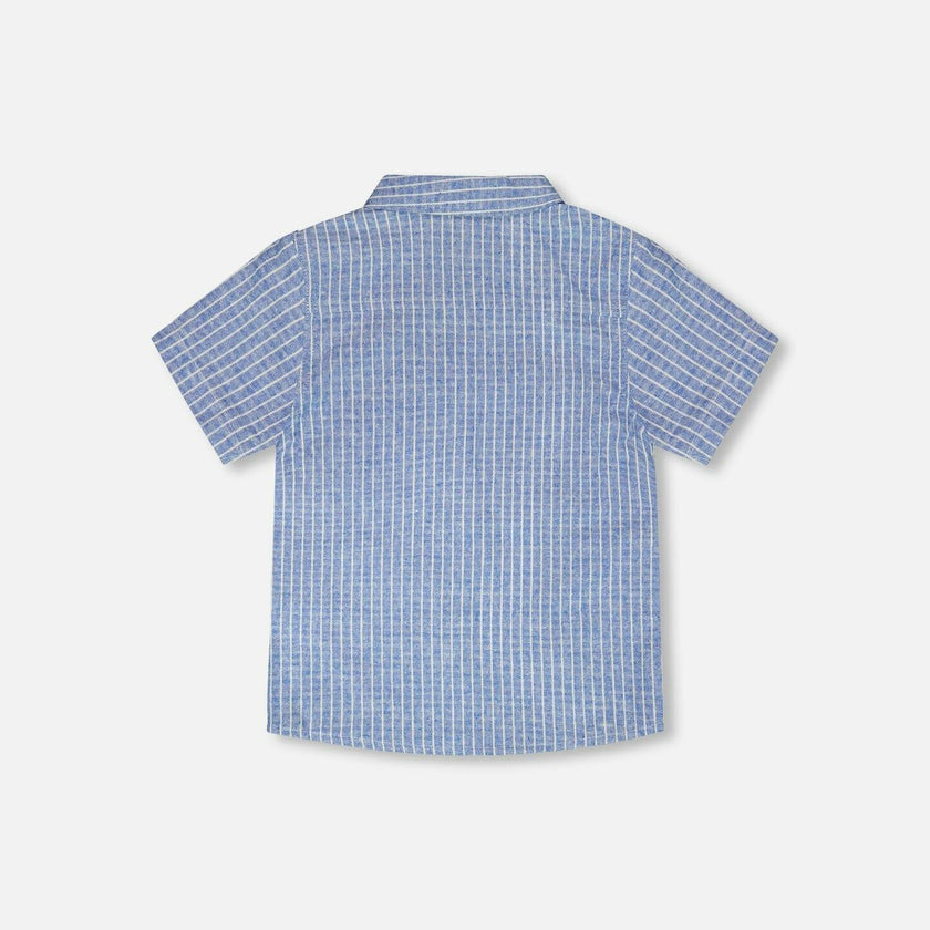 Chambray Short-Sleeve Shirt