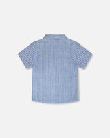 Chambray Short-Sleeve Shirt