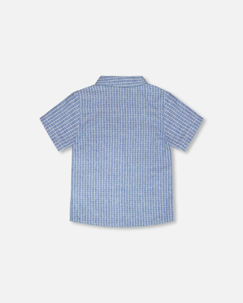 Chambray Short-Sleeve Shirt
