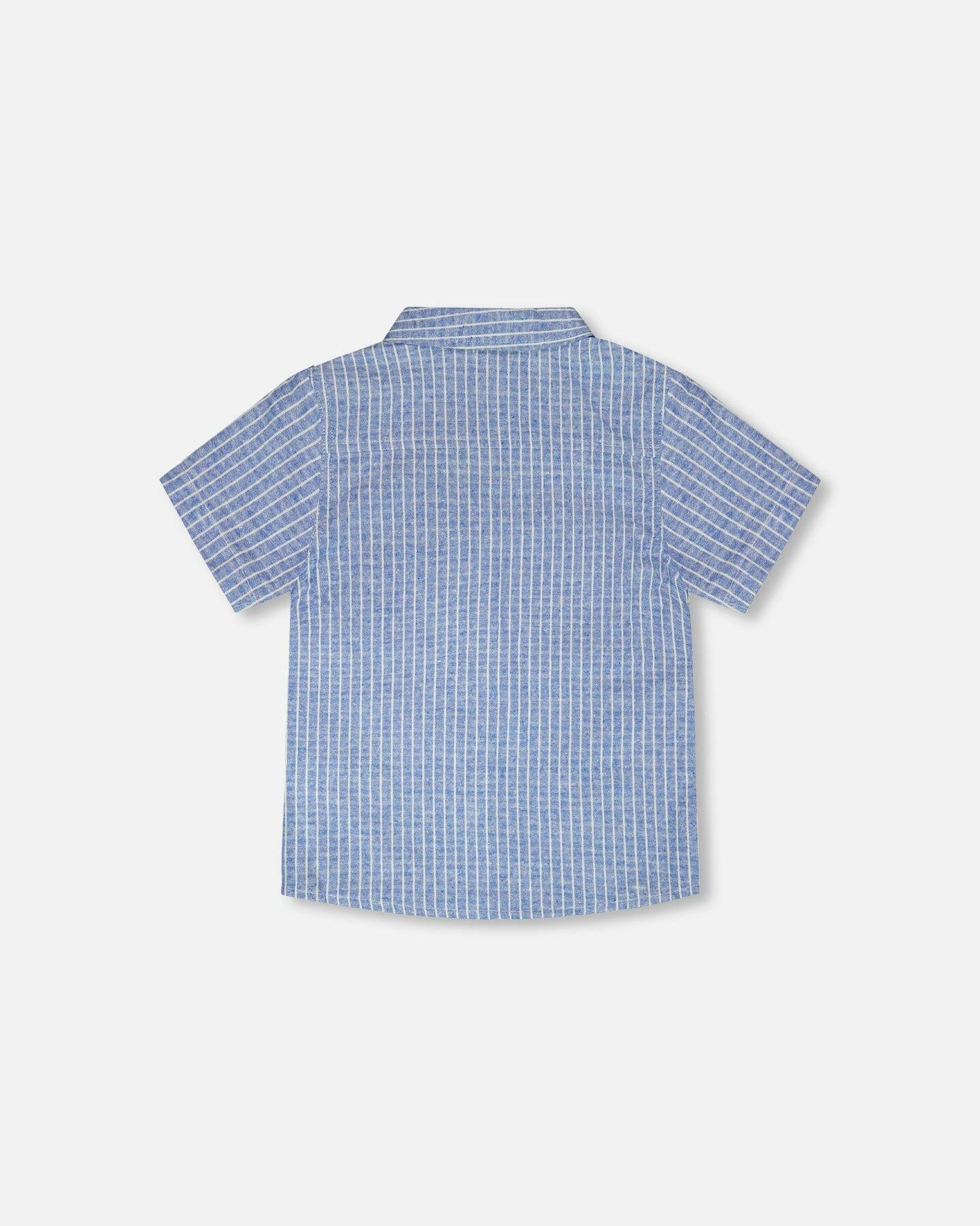 Chambray Short-Sleeve Shirt