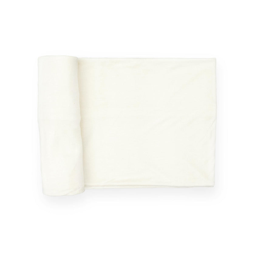 Stretch Knit Swaddle Blanket - White