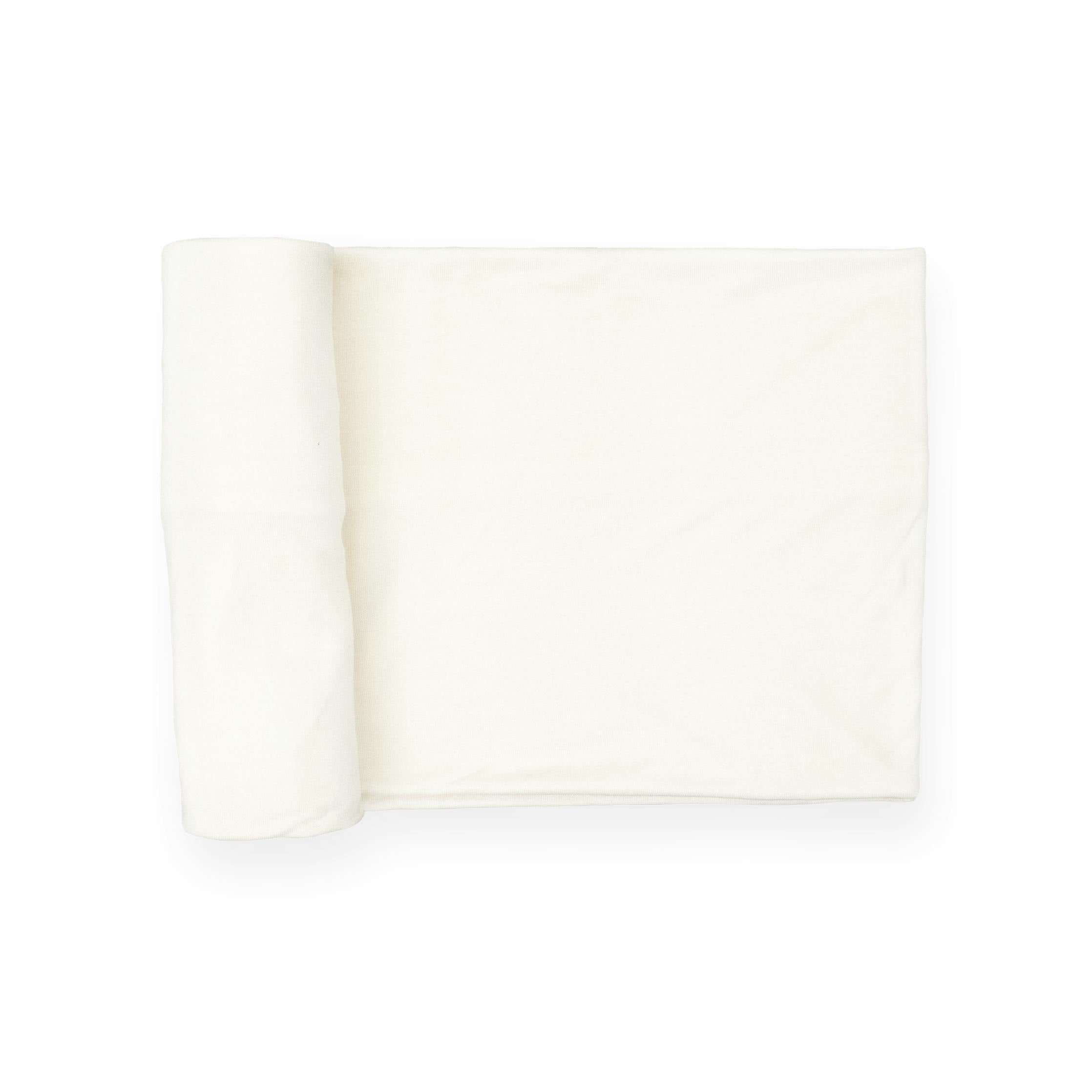 Stretch Knit Swaddle Blanket - White