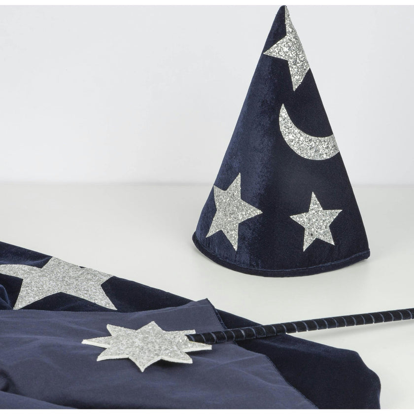 Blue Velvet Wizard Costume