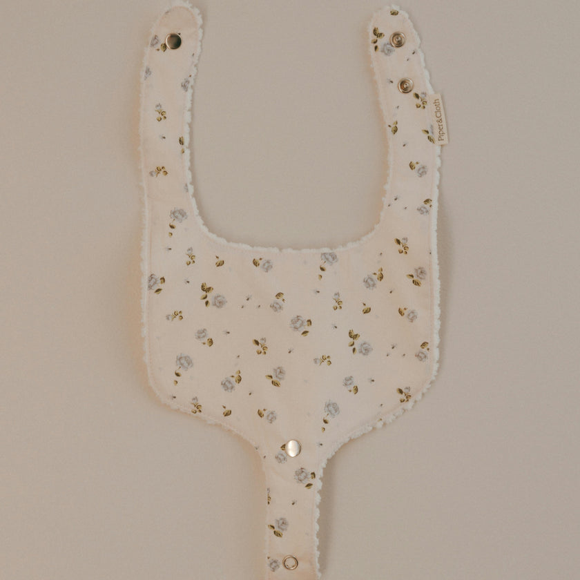 Soothe & Snap Pacifier Bib- Rosemilk Bloom