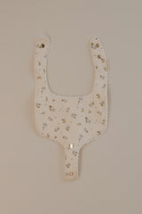 Soothe & Snap Pacifier Bib- Rosemilk Bloom