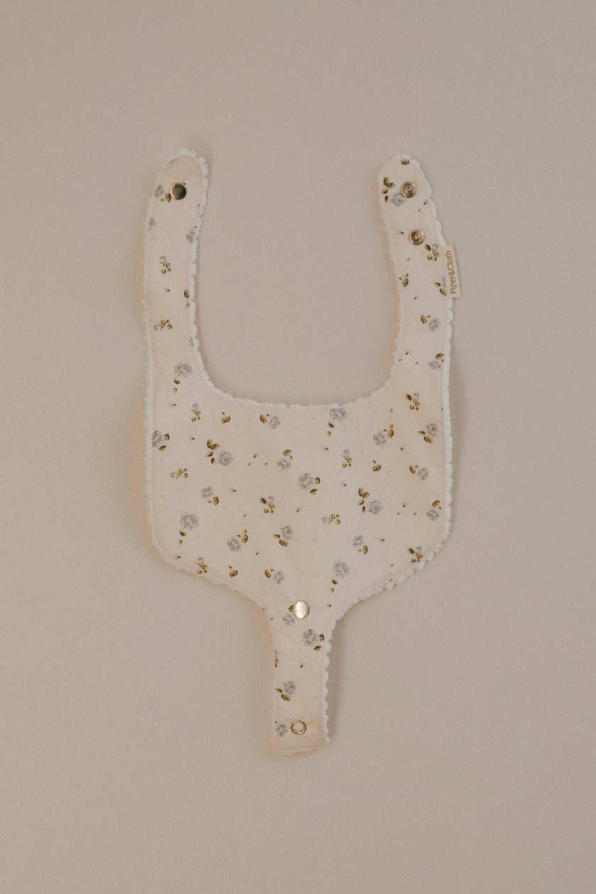 Soothe & Snap Pacifier Bib- Rosemilk Bloom