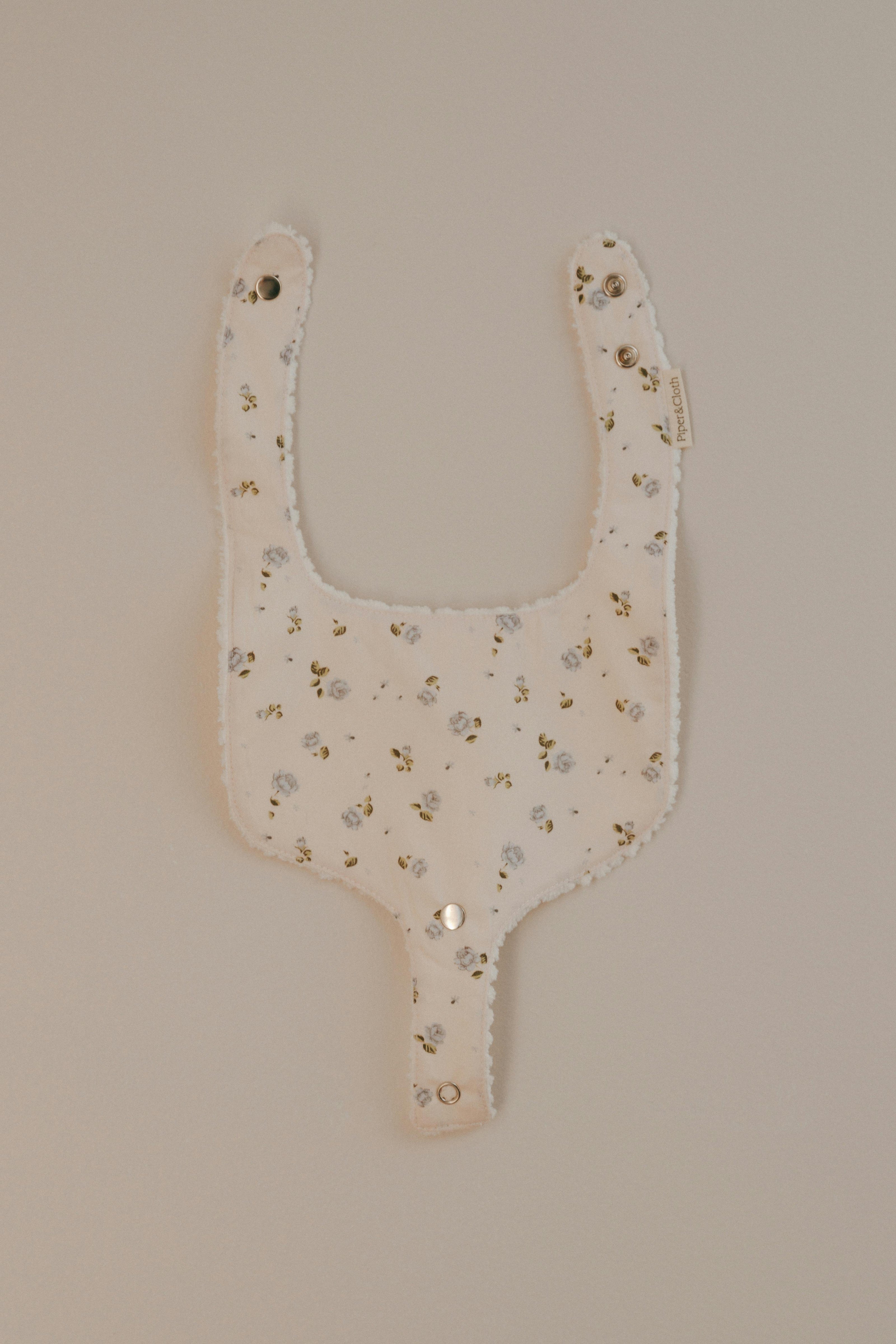 Soothe & Snap Pacifier Bib- Rosemilk Bloom