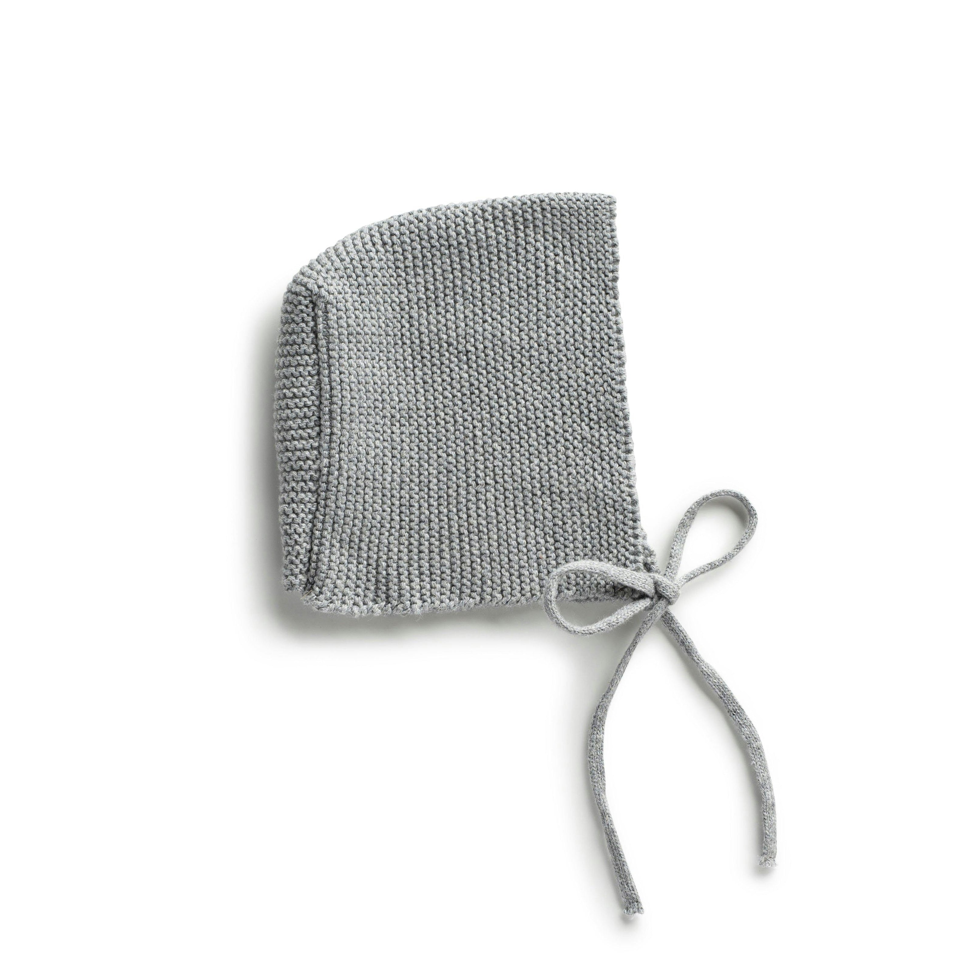 Transfer Flower Knit Baby Bonnet