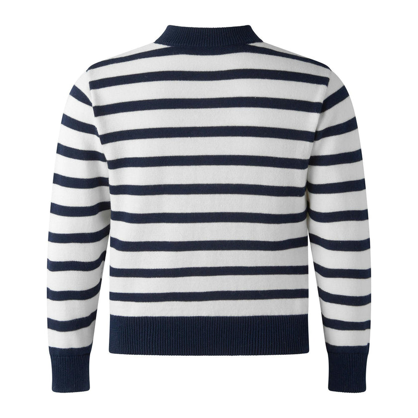 Breton Stripe Cardigan