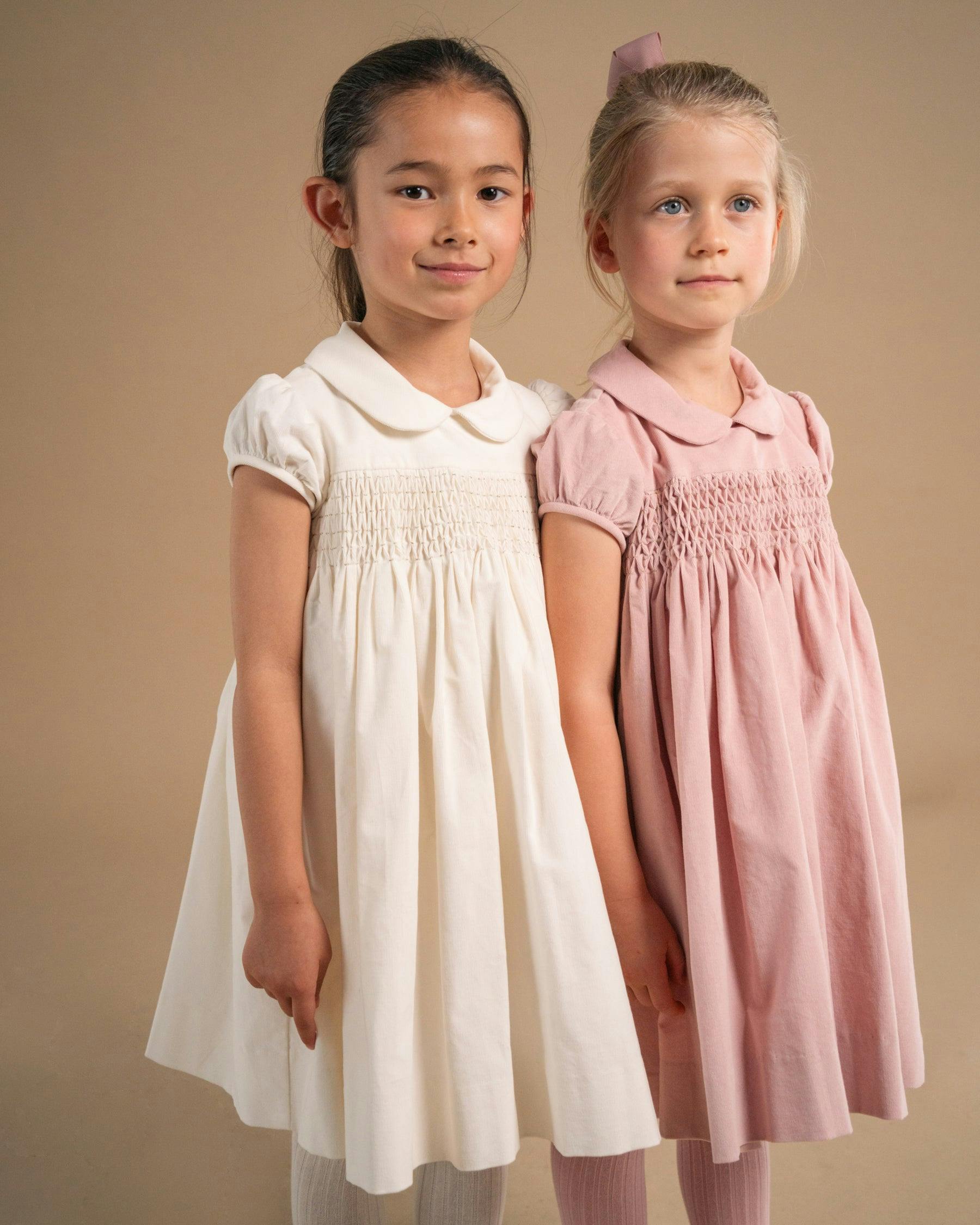 Melly Dress Rice Babycord