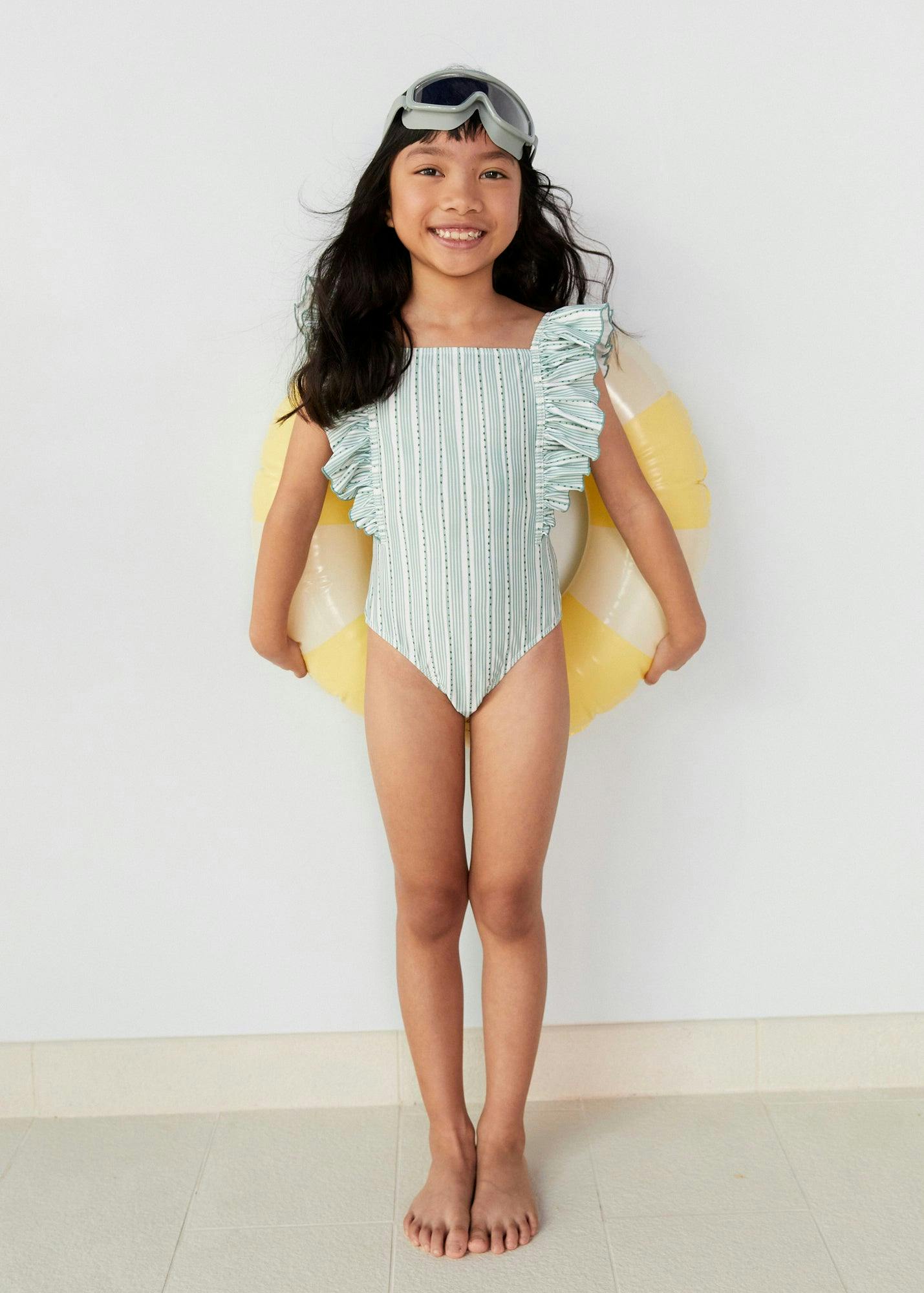 Girls' Ruffle Swimsuit