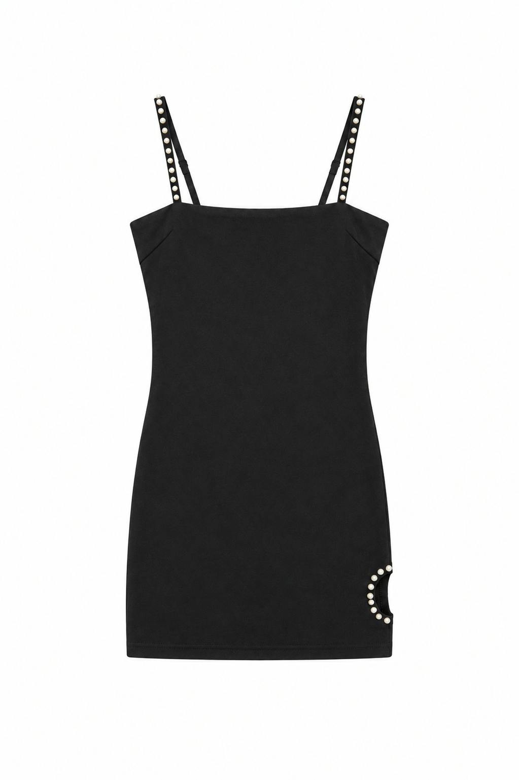 Riley Black Heart Cut Out Dress