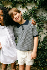 Sterling Short Sleeve Sweater - Navy