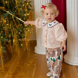 Baby Girls Noelle 2PC Set - Gingerbread Houses