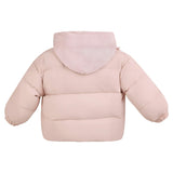 Pink Hooded Puffer Jacket