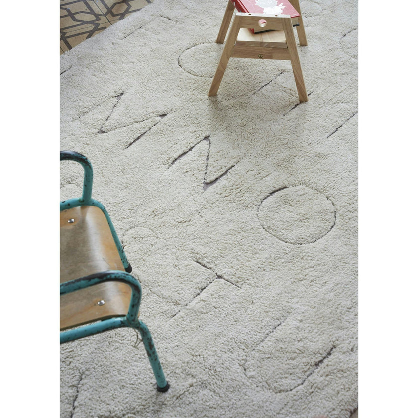 ABC RugCycled Washable Rug. Natural