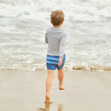 Boys Newport Navy Colorblock Boardie