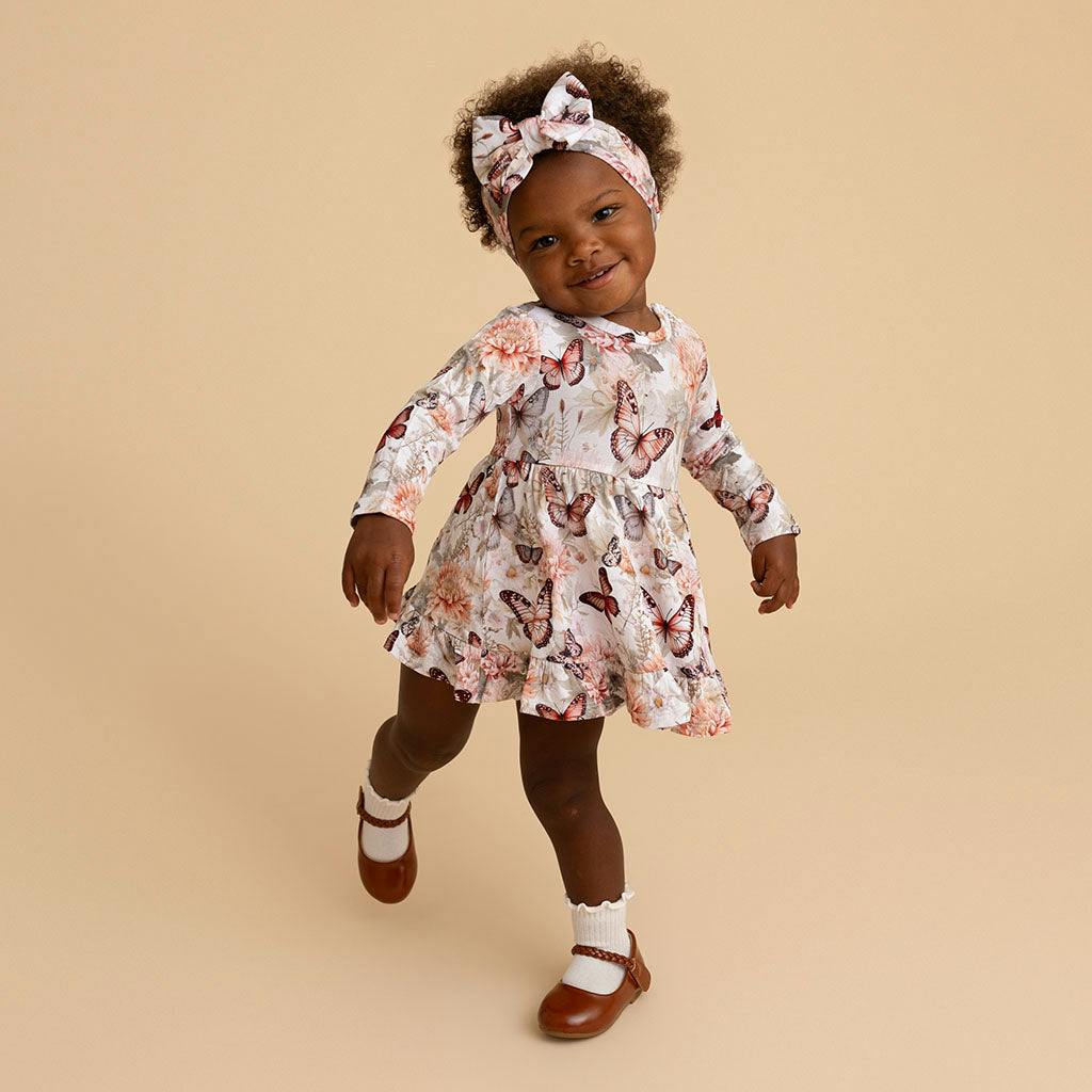 Leanne Ruffled Bodysuit Dress