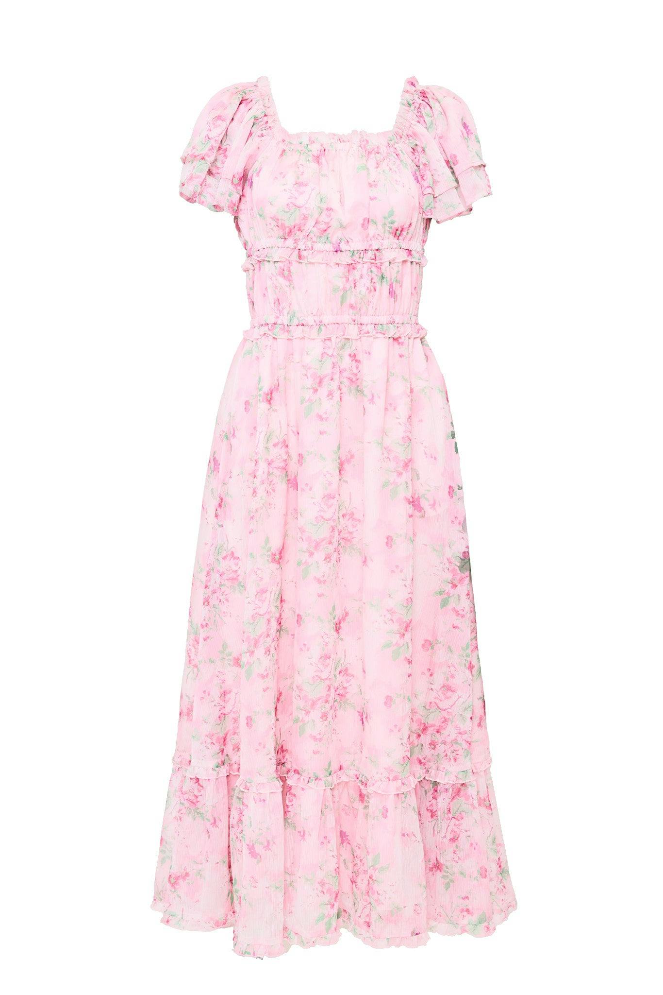 Juliana Dress in Rose Trance