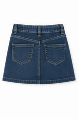 Classic Stretch Denim Skirt