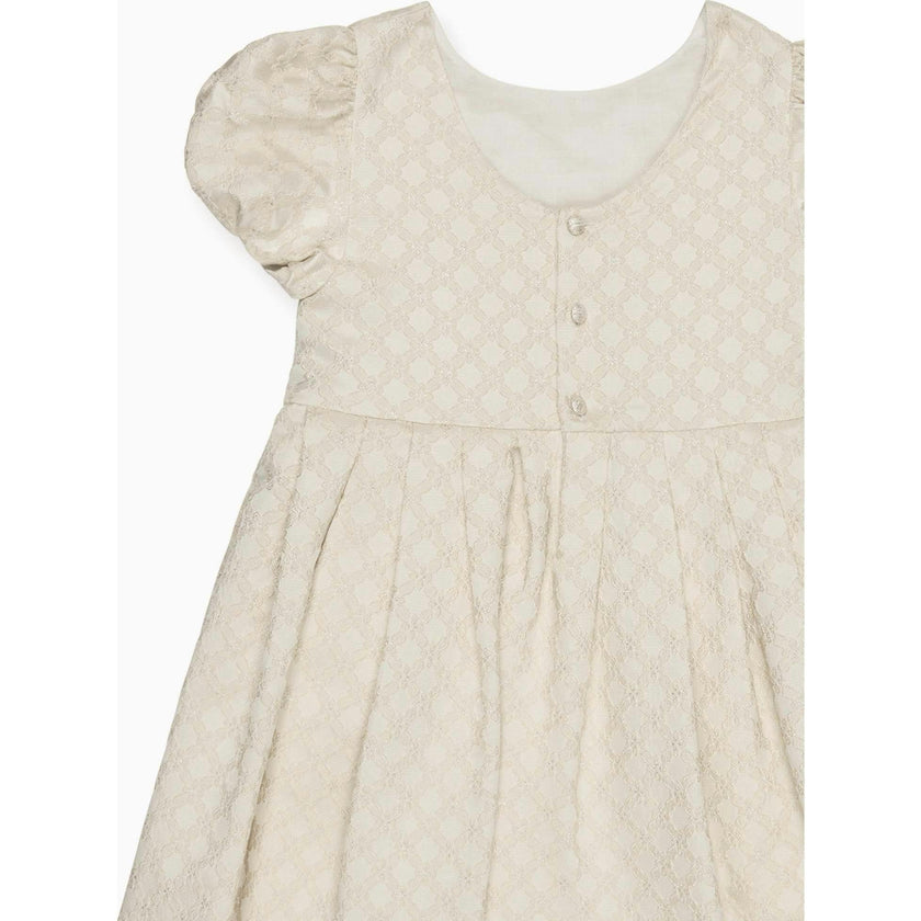 Ivory Edith Jacquard Ceremony Girl Dress