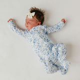 Bamboo Convertible Zip-Up Footie Pajama - Priscilla