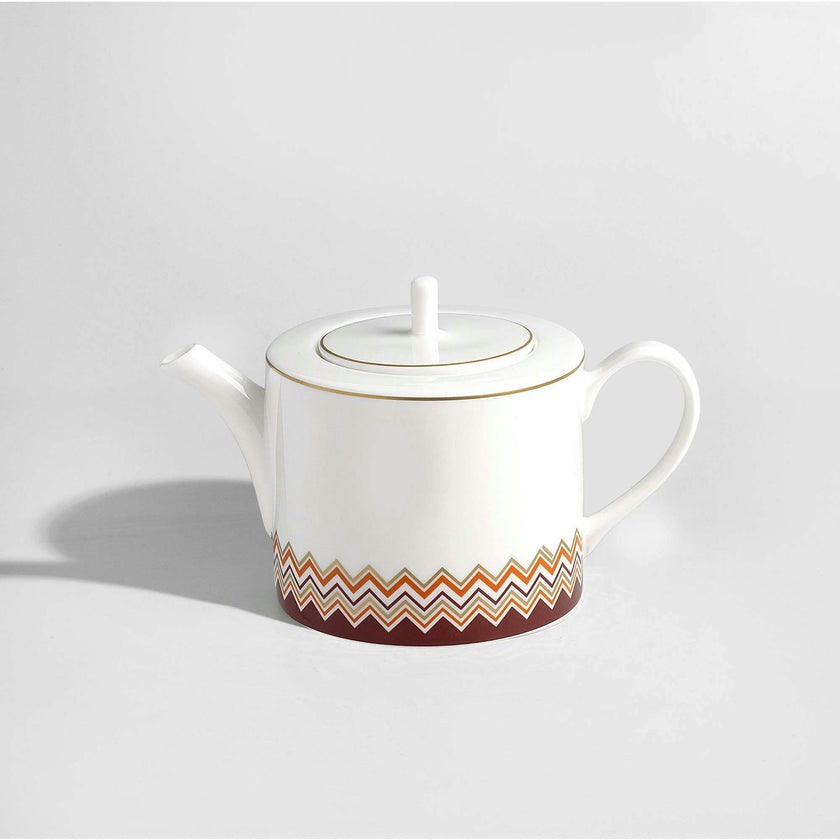 Tea Pot Or Coffee Pot Iconic  Multicolor Diam. 4.75"