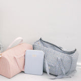 antique floral weekender bag