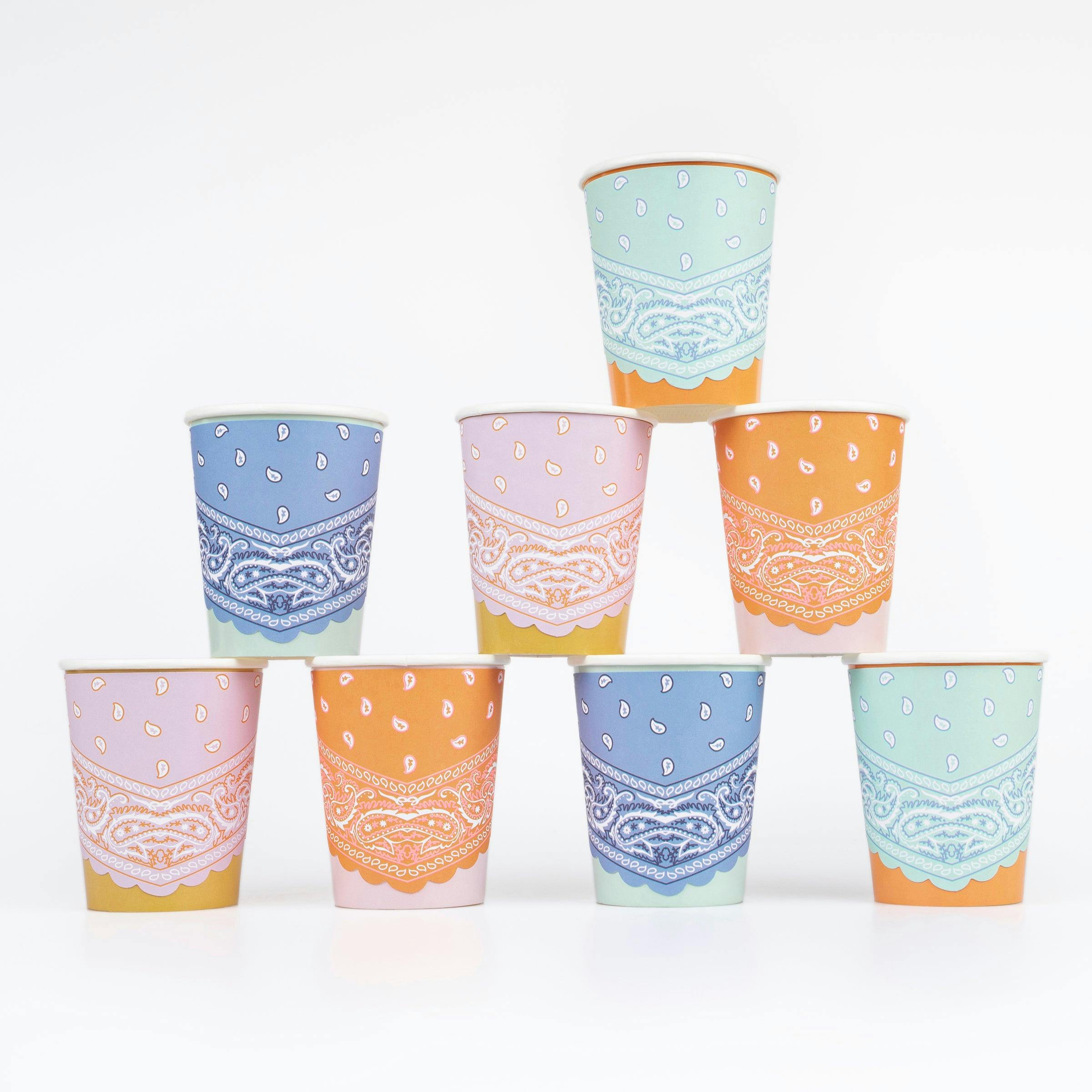 Western Bandana Cups