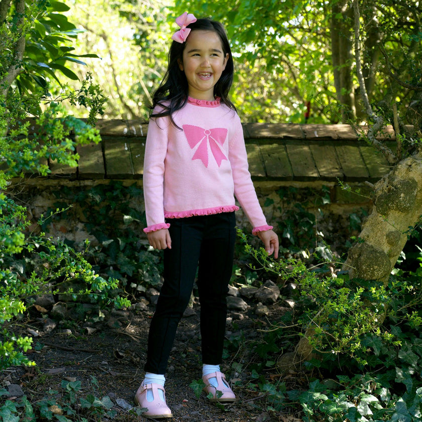 Pink Bow Sweater