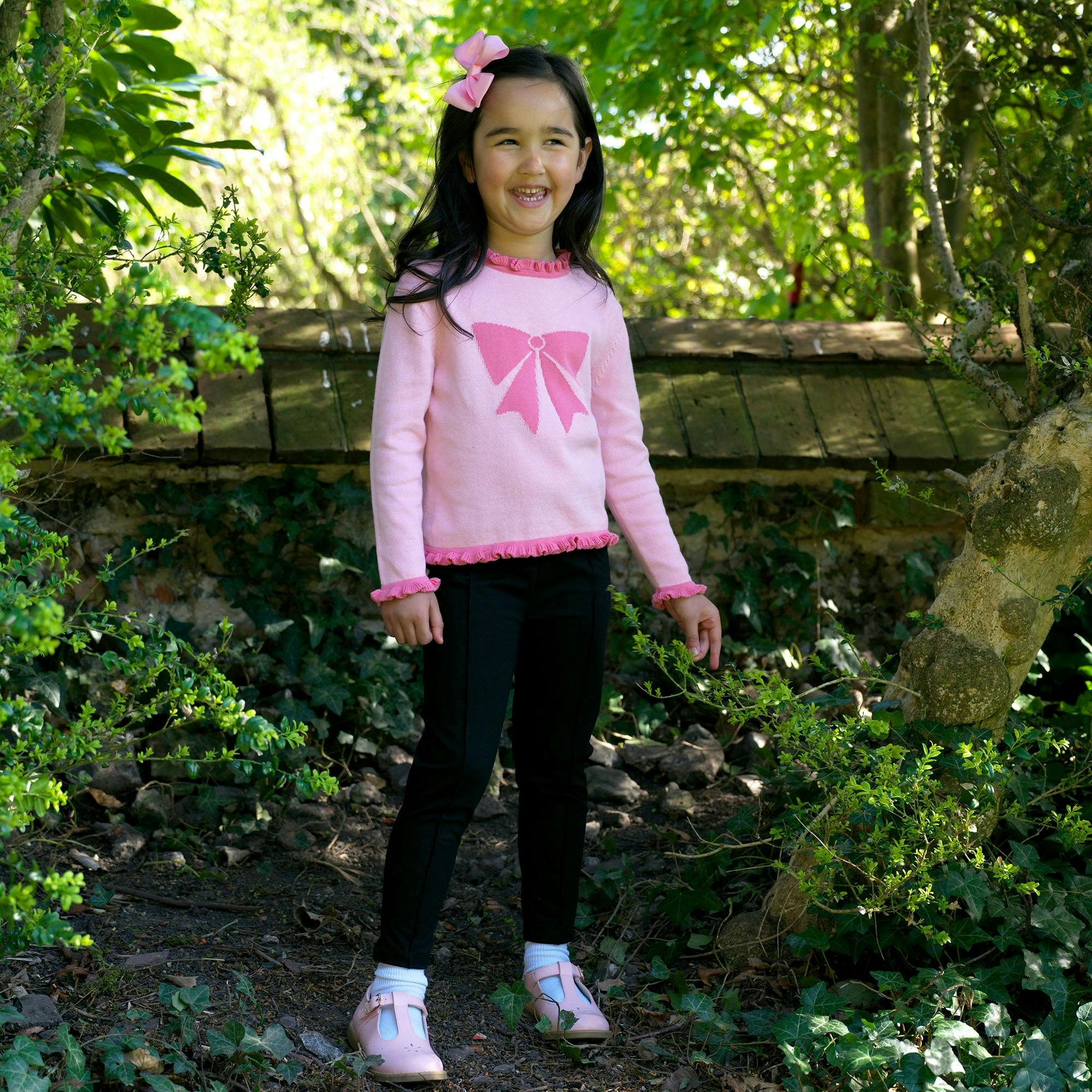 Pink Bow Sweater