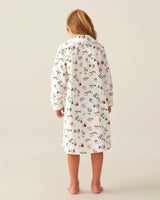 Girl's Twill Lola Nightgown in North Pole Chronicles