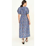 Somerset Dress in Lapis Wildflower